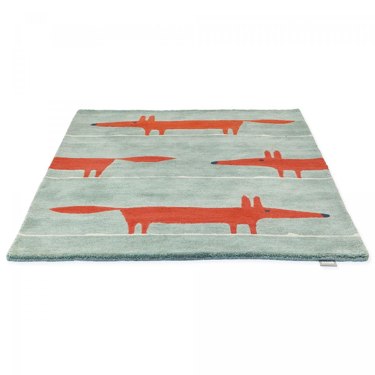 Tapis enfant fait à la main en laine MR FOX — vue 6