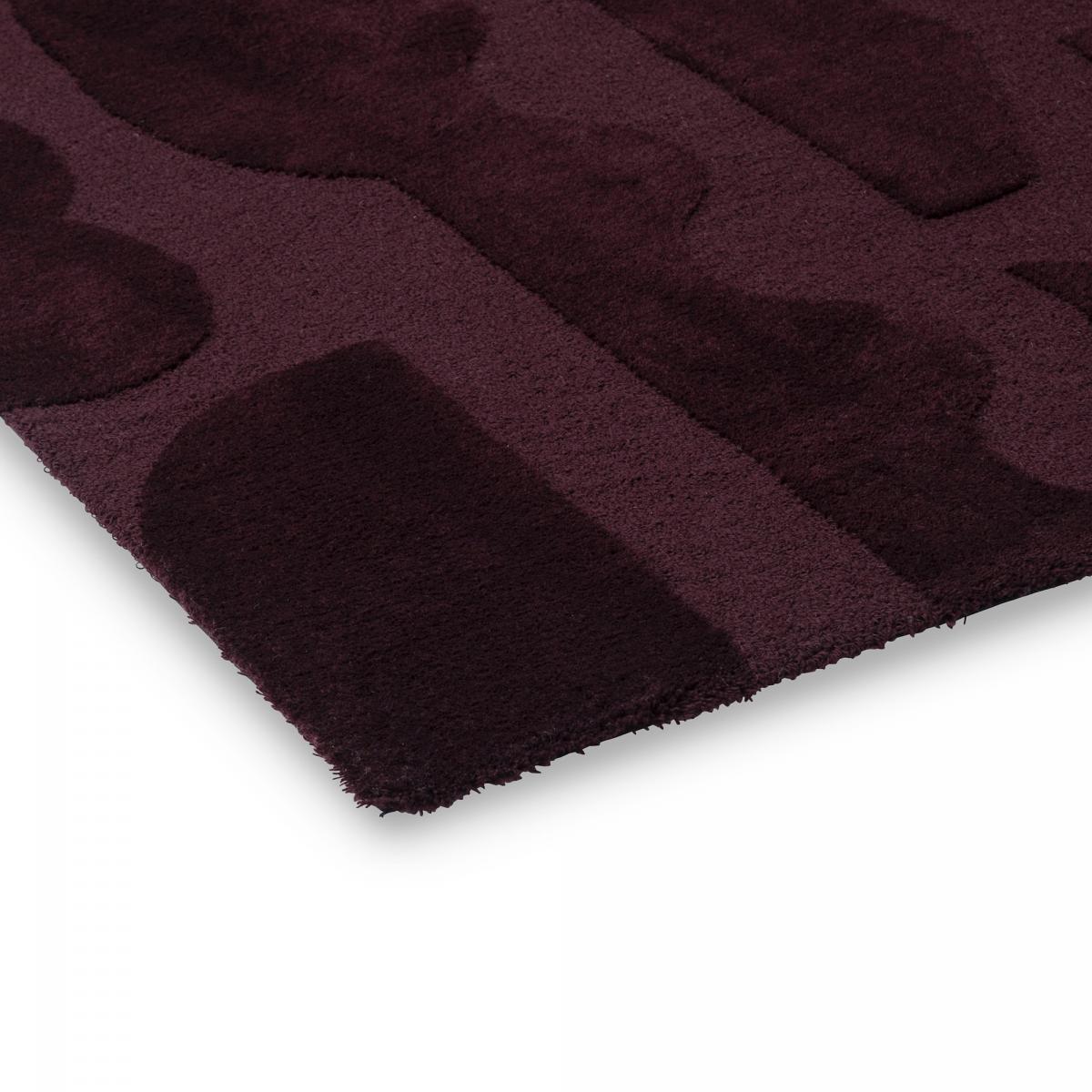 Tapis salon et chambre tufté en laine motif géométrique MURAL — vue 6