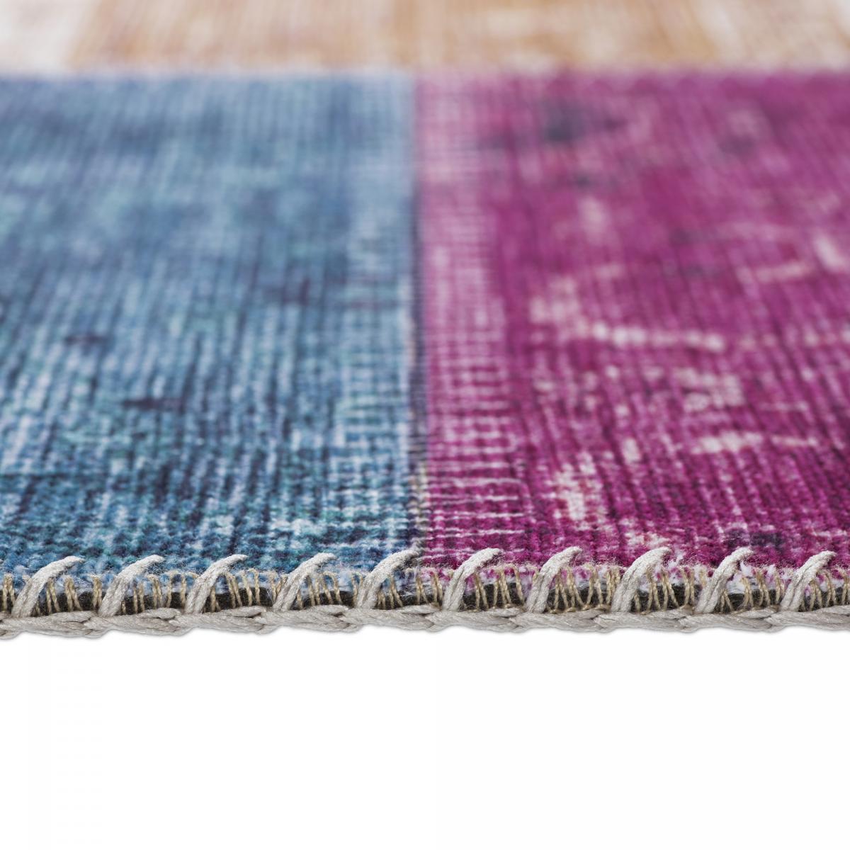 Tapis salon et chambre tissé motif géométrique NIKOL — vue 5