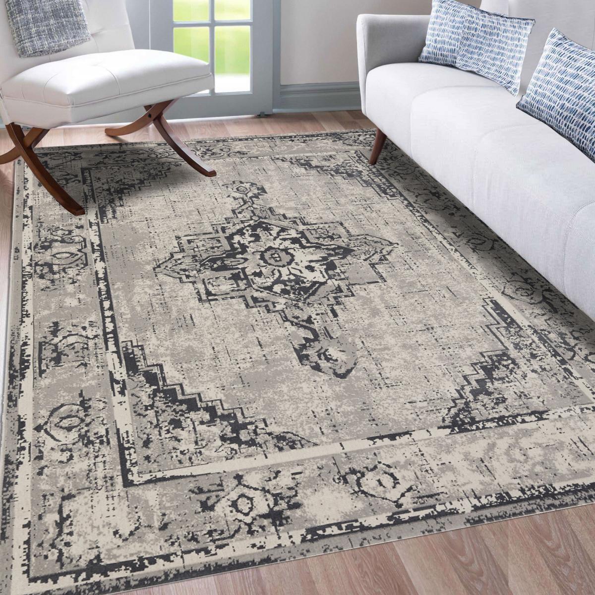 Tapis oriental tissé motif ancestral NITOU 5 — vue 3
