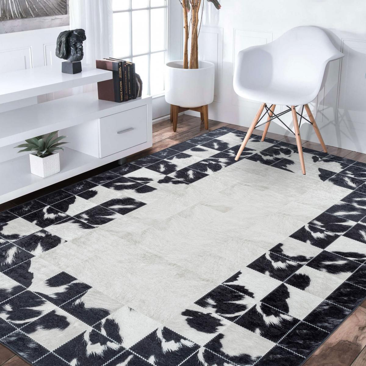 Tapis salon et chambre tissé motif fresque NOATAK — vue 3