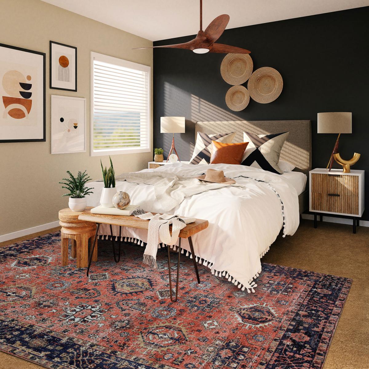 Tapis Orient NOMEDI , tapis en coton — vue 6