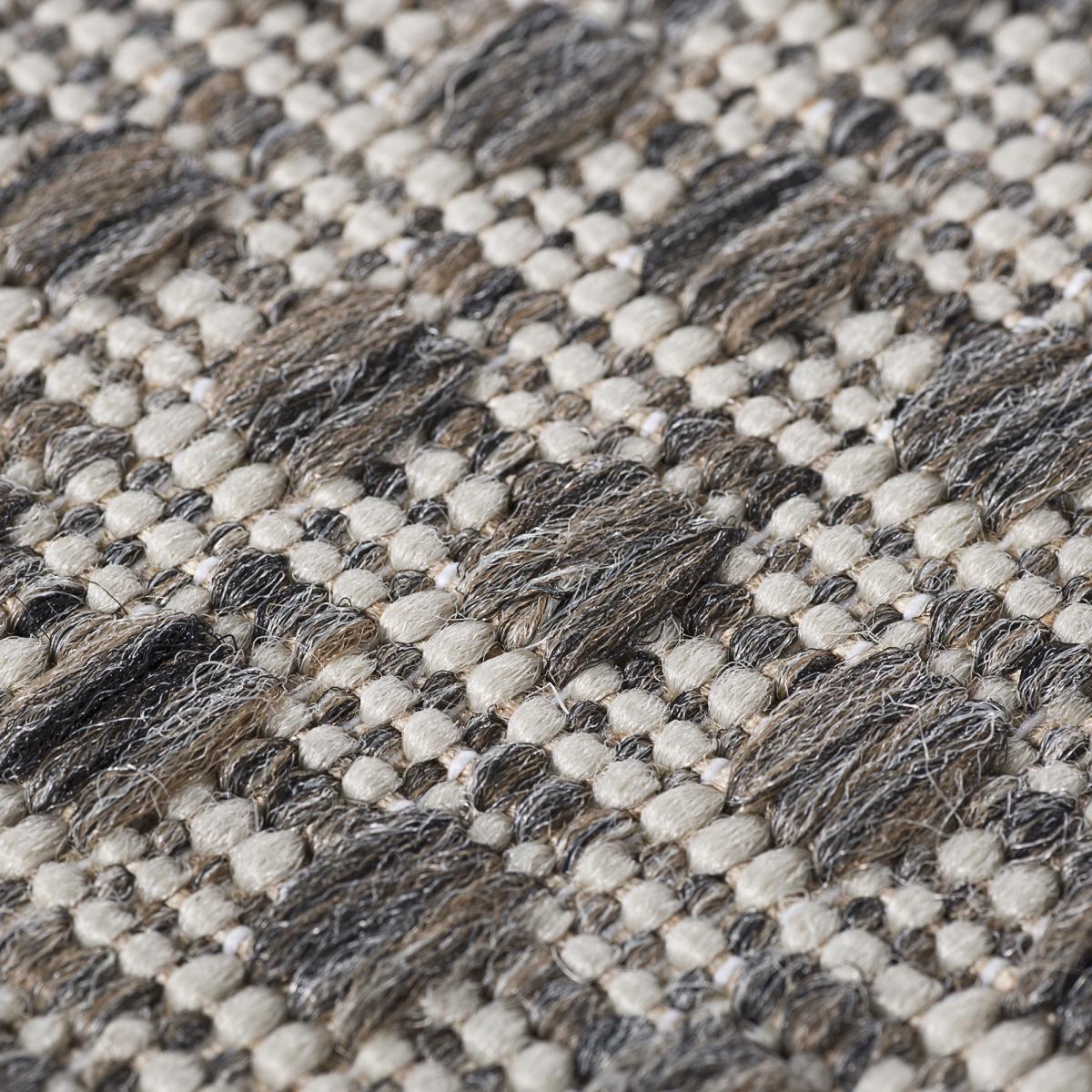 Tapis salon et chambre tissé motif faux uni NOUCHY — vue 4