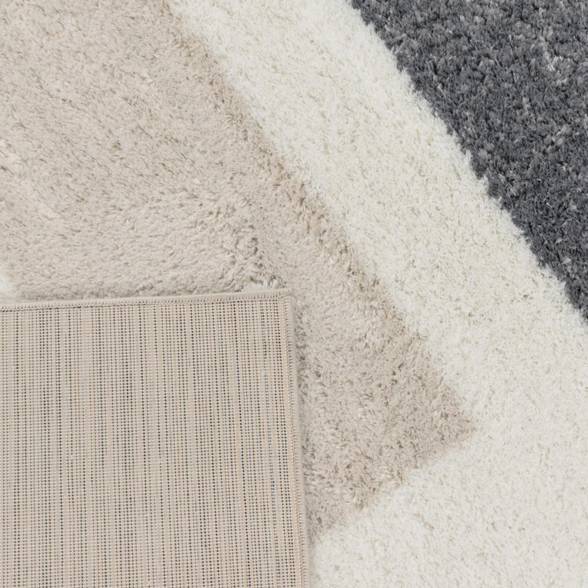 Tapis shaggy tissé motif géométrique NUEVO 1 — vue 6