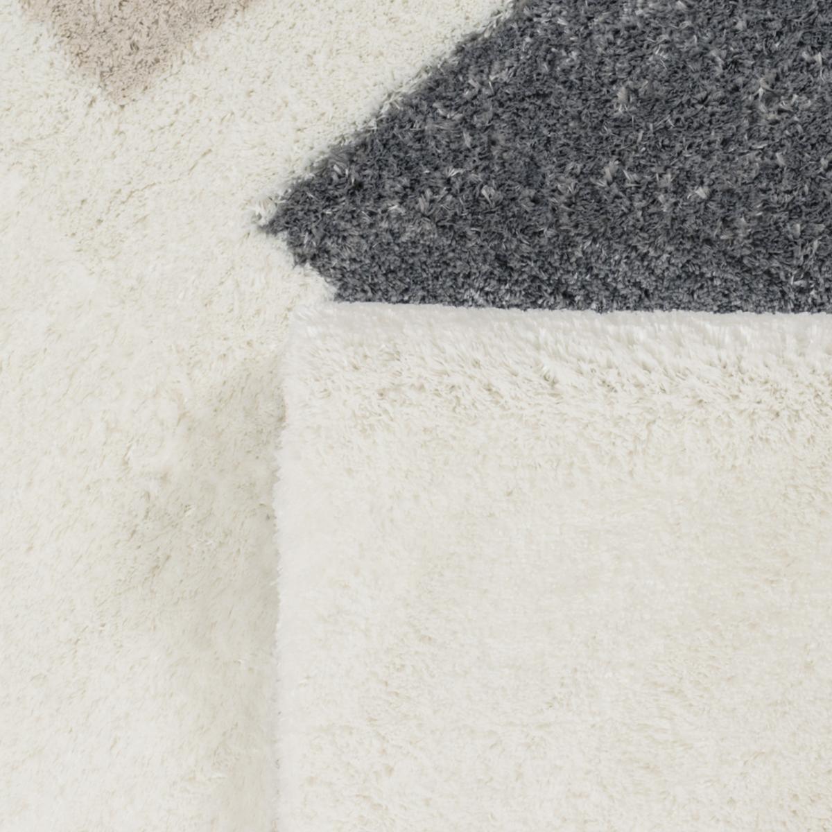 Tapis shaggy tissé motif géométrique NUEVO 1 — vue 4