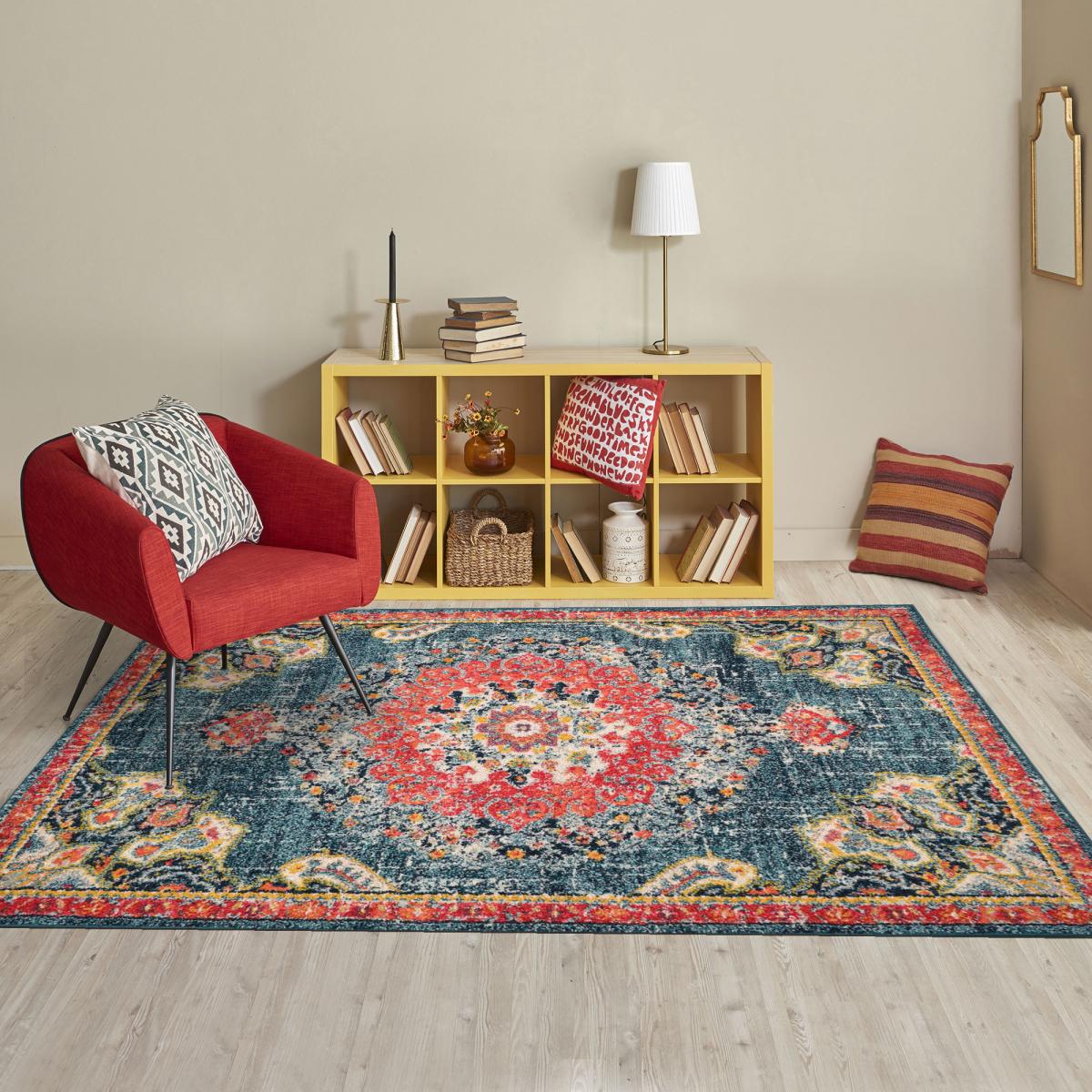 Tapis orient tissé motif traditionnel OLCA — vue 3