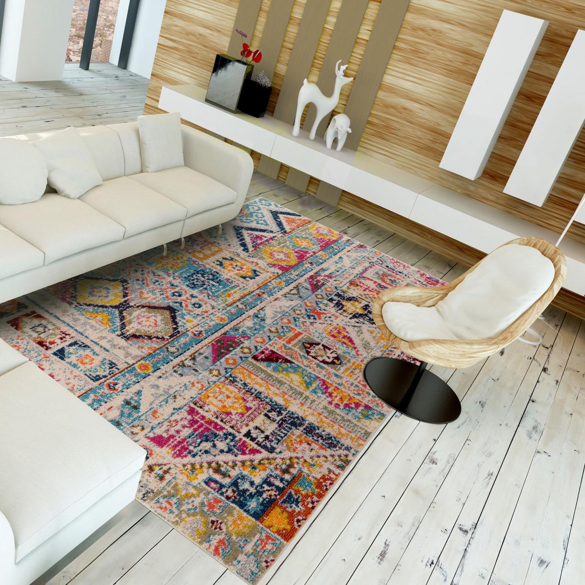 Tapis orient tissé motif classique OLMA — vue 3