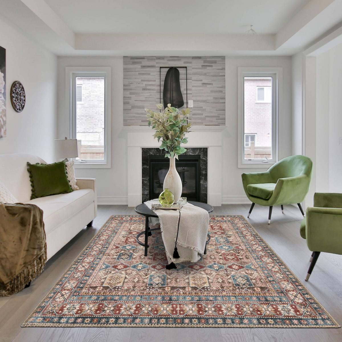 Tapis orient tissé motif classique ORTAGE A — vue 3