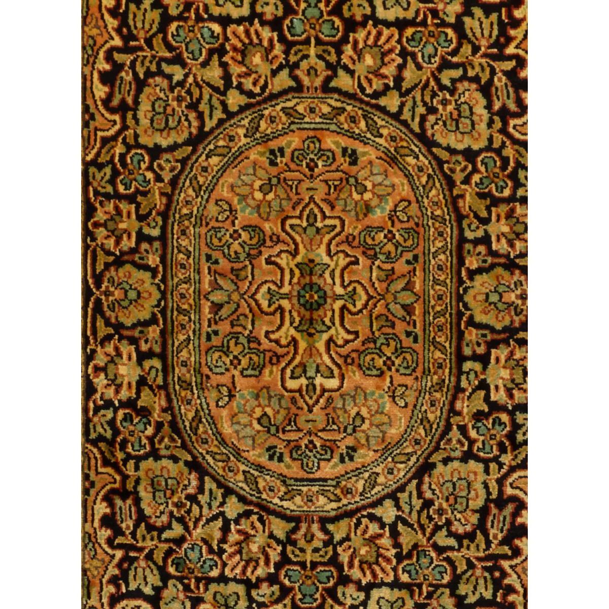 Authentique tapis d'Orient fait main en rayonne CACHEMIR A — vue 4