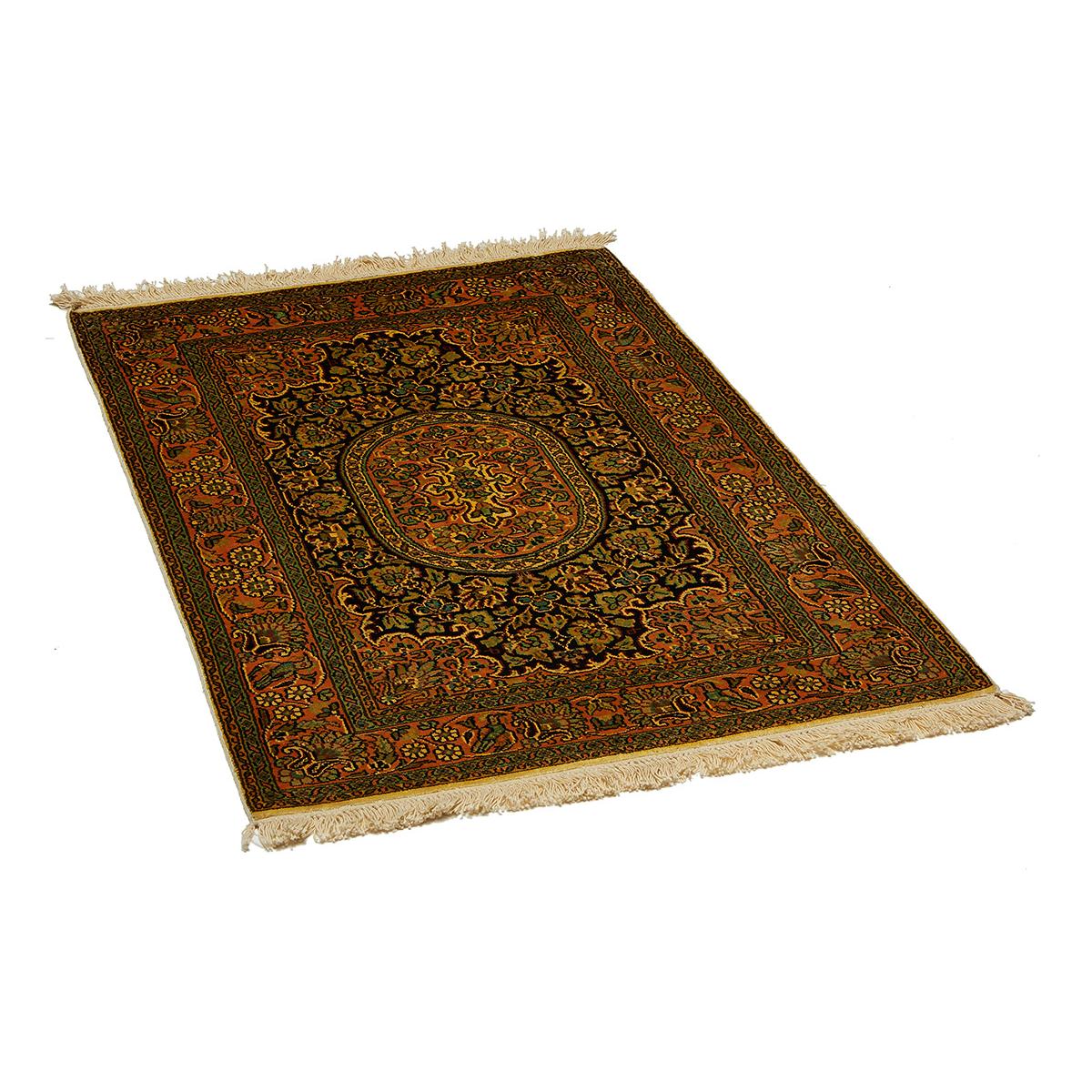 Authentique tapis d'Orient fait main en rayonne CACHEMIR A — vue 5