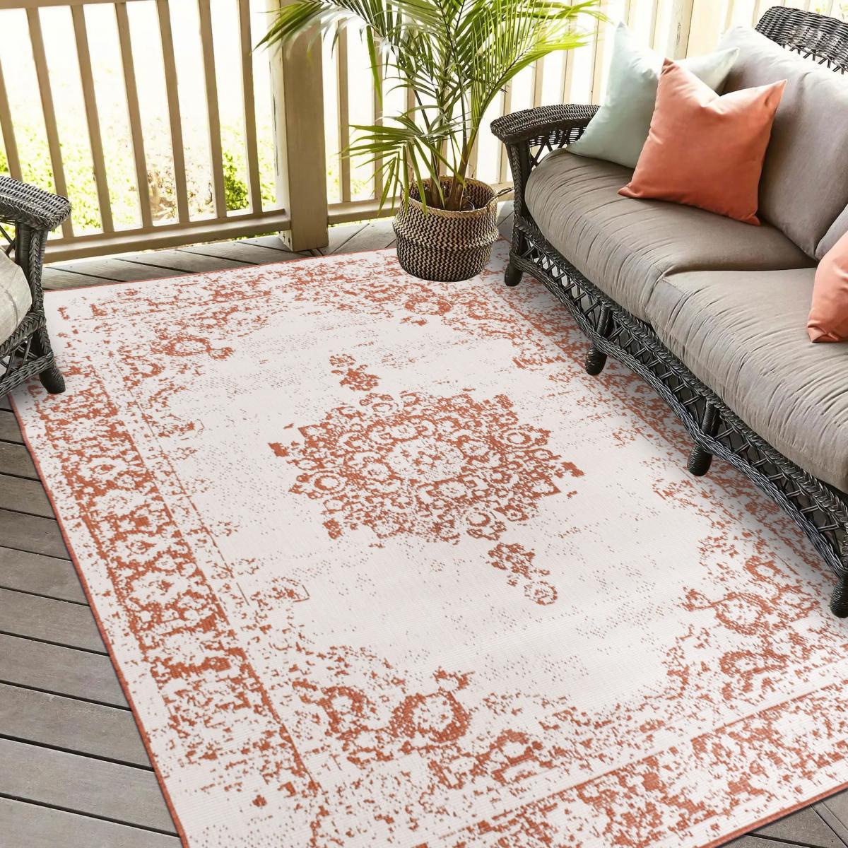 Tapis extérieur, kilim reversible LYN2 AU REVERSIBLE — vue 3