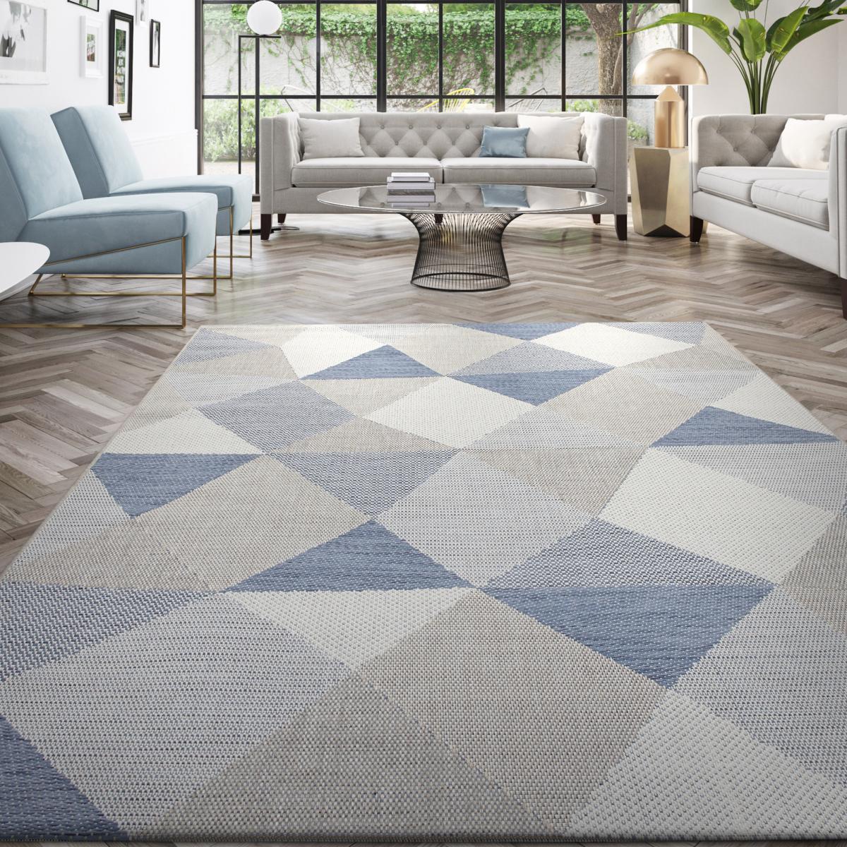 Tapis extérieur tissé kilim rectangle OULENCE 3 — vue 3