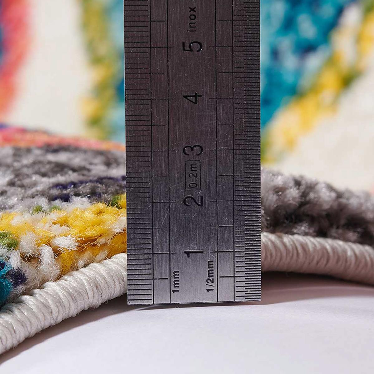 Tapis berbère tissé motif ethnic LYN5 OURIKA D — vue 5