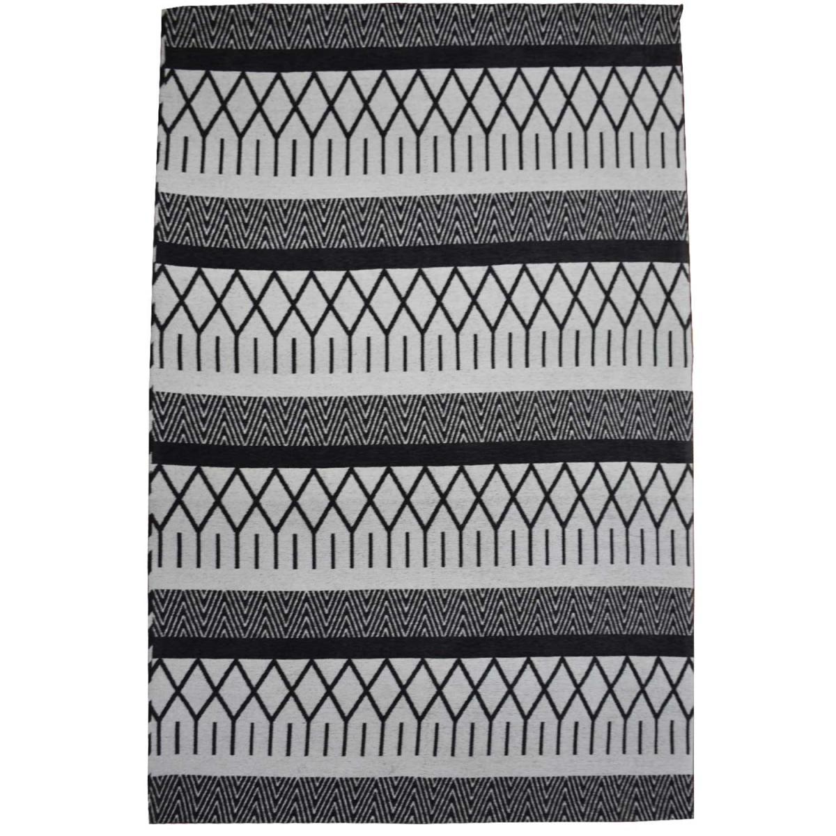 Tapis salon et chambre fait à la main motif scandinave PANATA