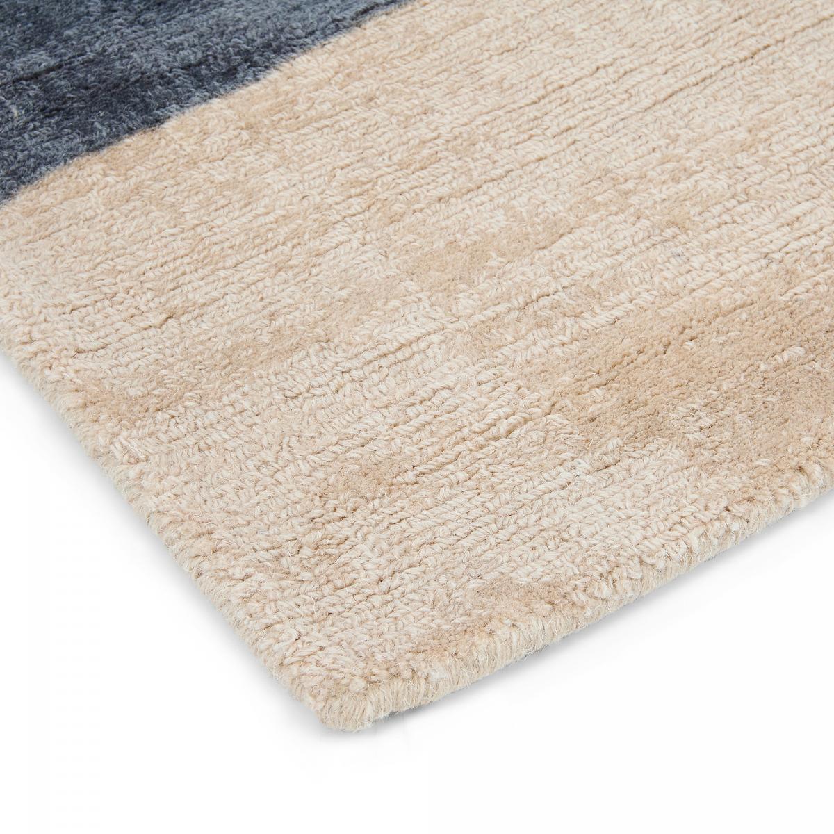 Tapis salon et chambre fait à la main en laine motif abstrait PAPYA — vue 6