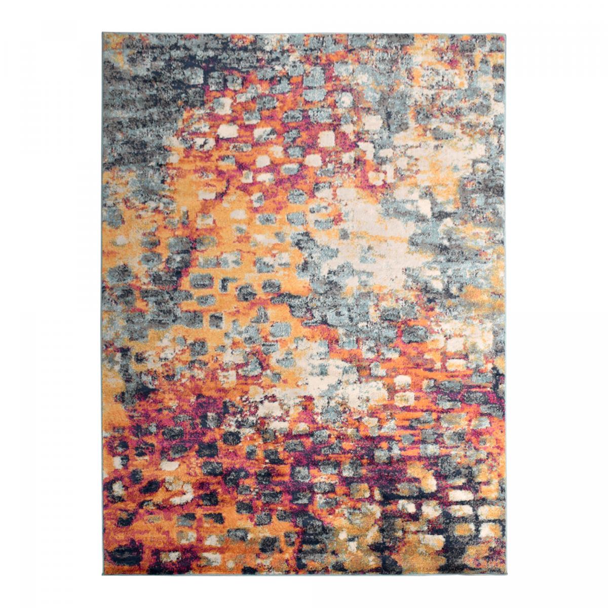 Tapis art abstrait - PF DESI Couleurs vives