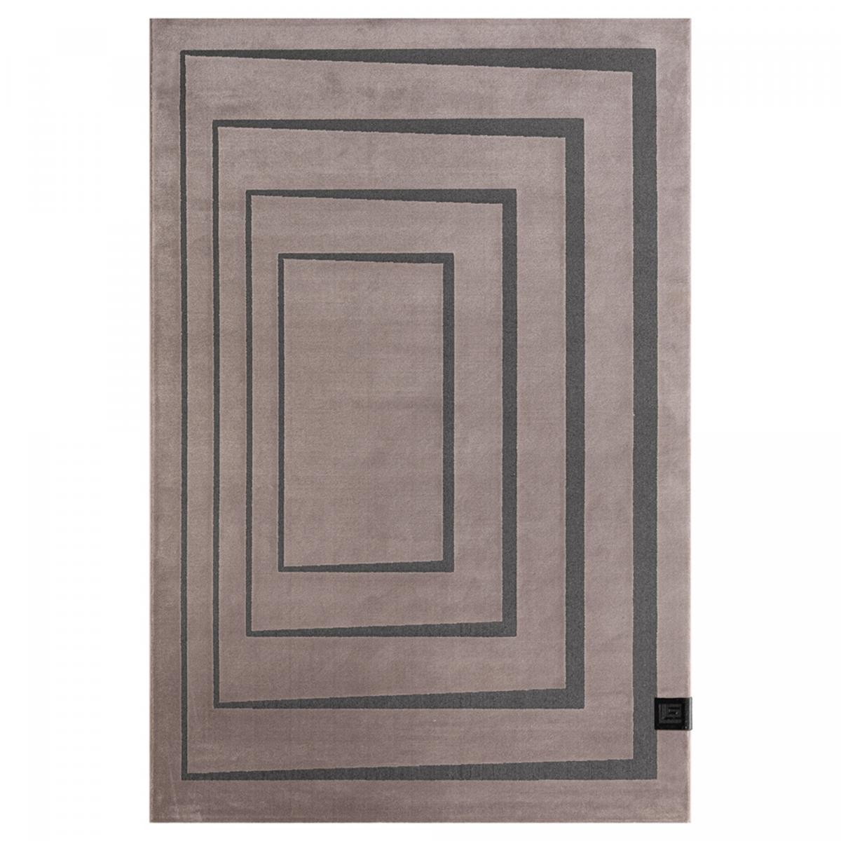 Tapis salon et chambre tissé motif géométrique PLAZA