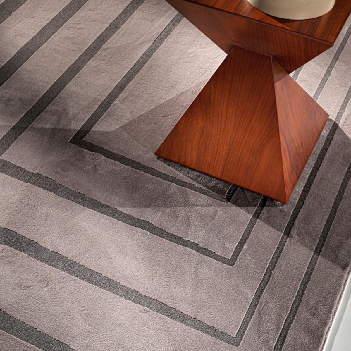 Tapis salon et chambre tissé motif géométrique PLAZA — vue 6