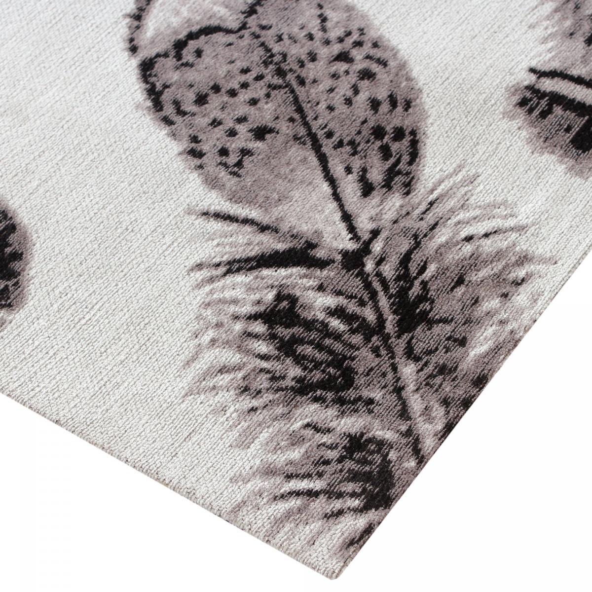 Tapis salon PLUMES , tapis en coton — vue 5