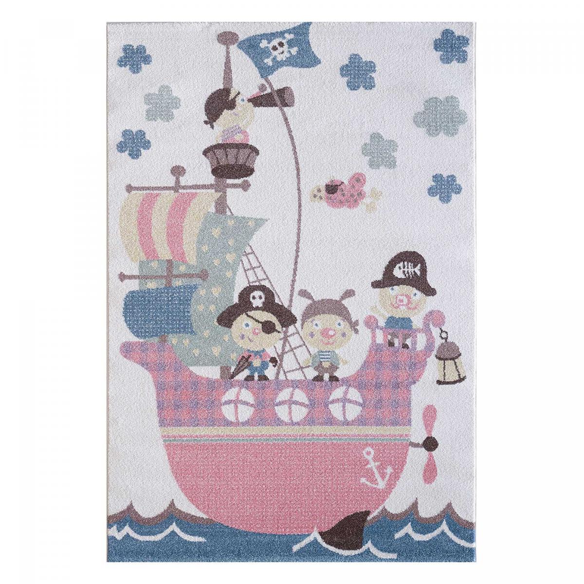 Tapis enfant tissé PIRATOJI