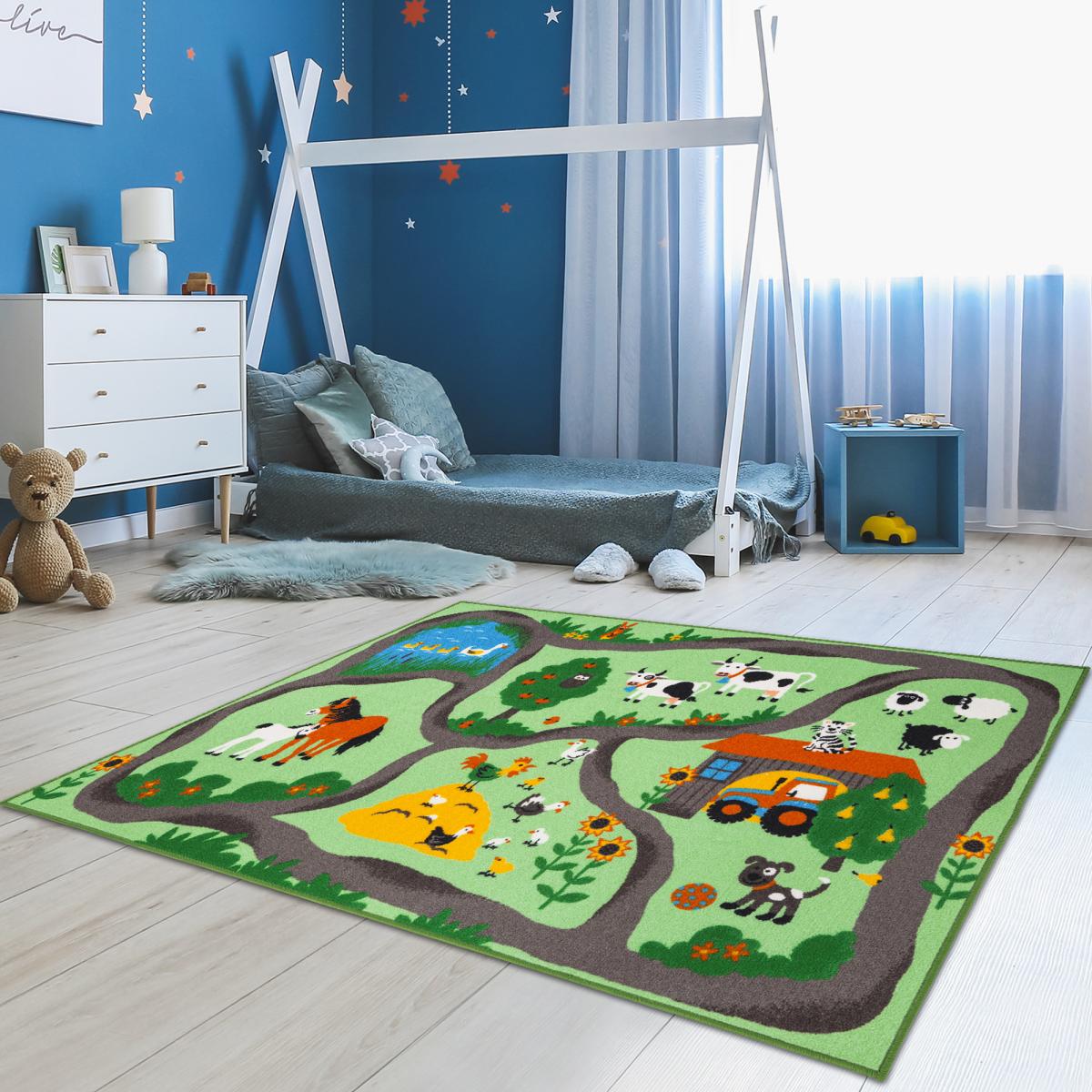 Tapis enfant tufté FARMROAD — vue 3