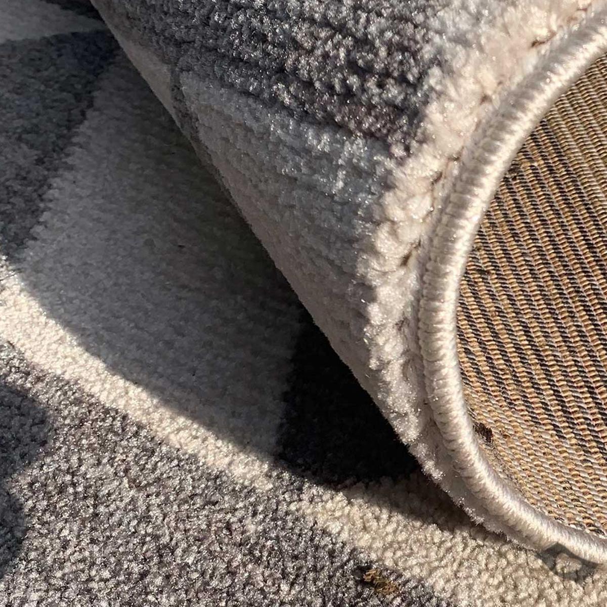 Tapis salon et chambre tissé motif scandinave CHEYANE — vue 4