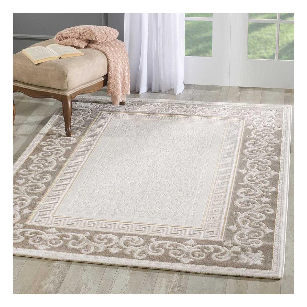 Tapis chambre tissé motif simple LYN7 ASTA — vue 3