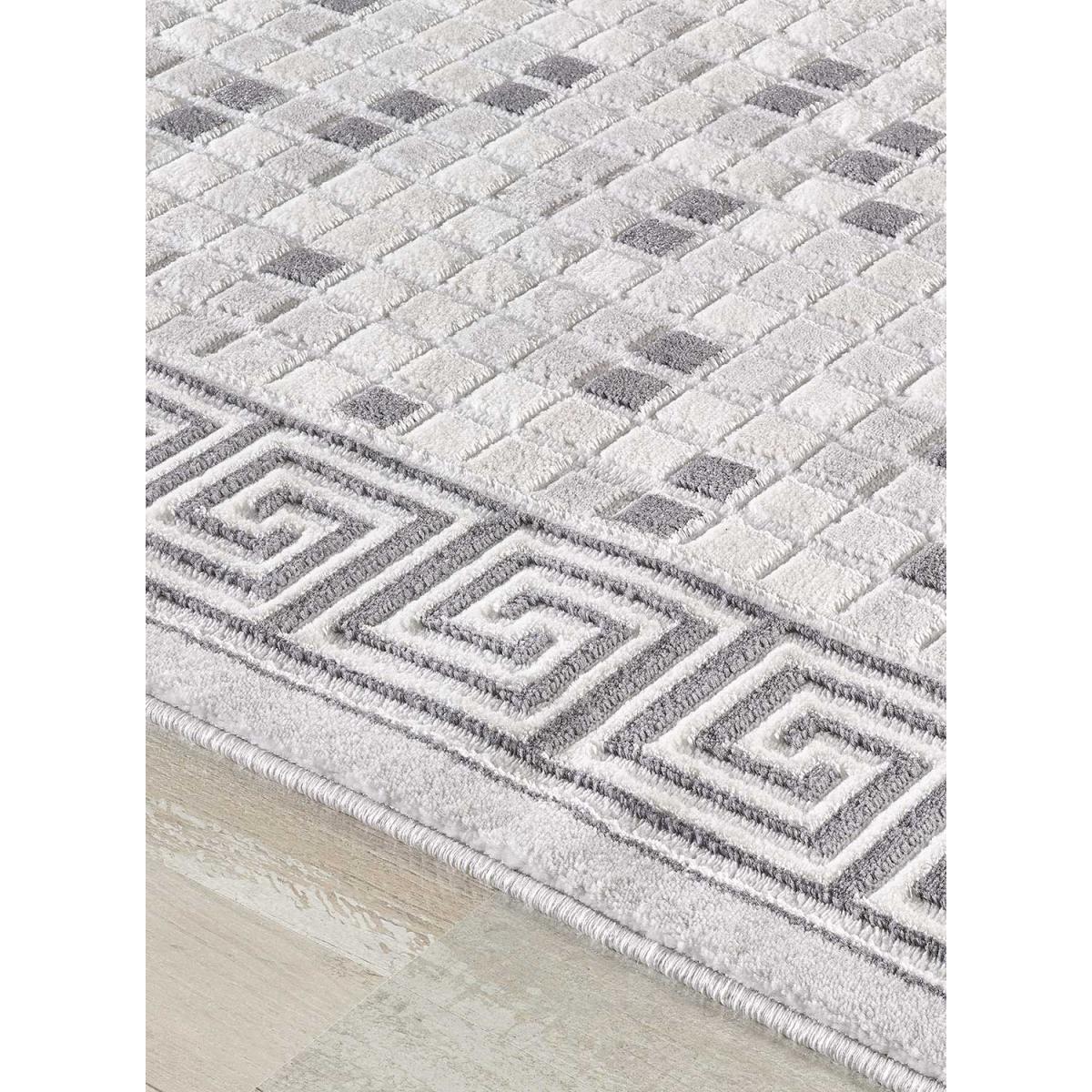 Tapis salon et chambre tissé motif géométrique LYN7 BERIM — vue 5