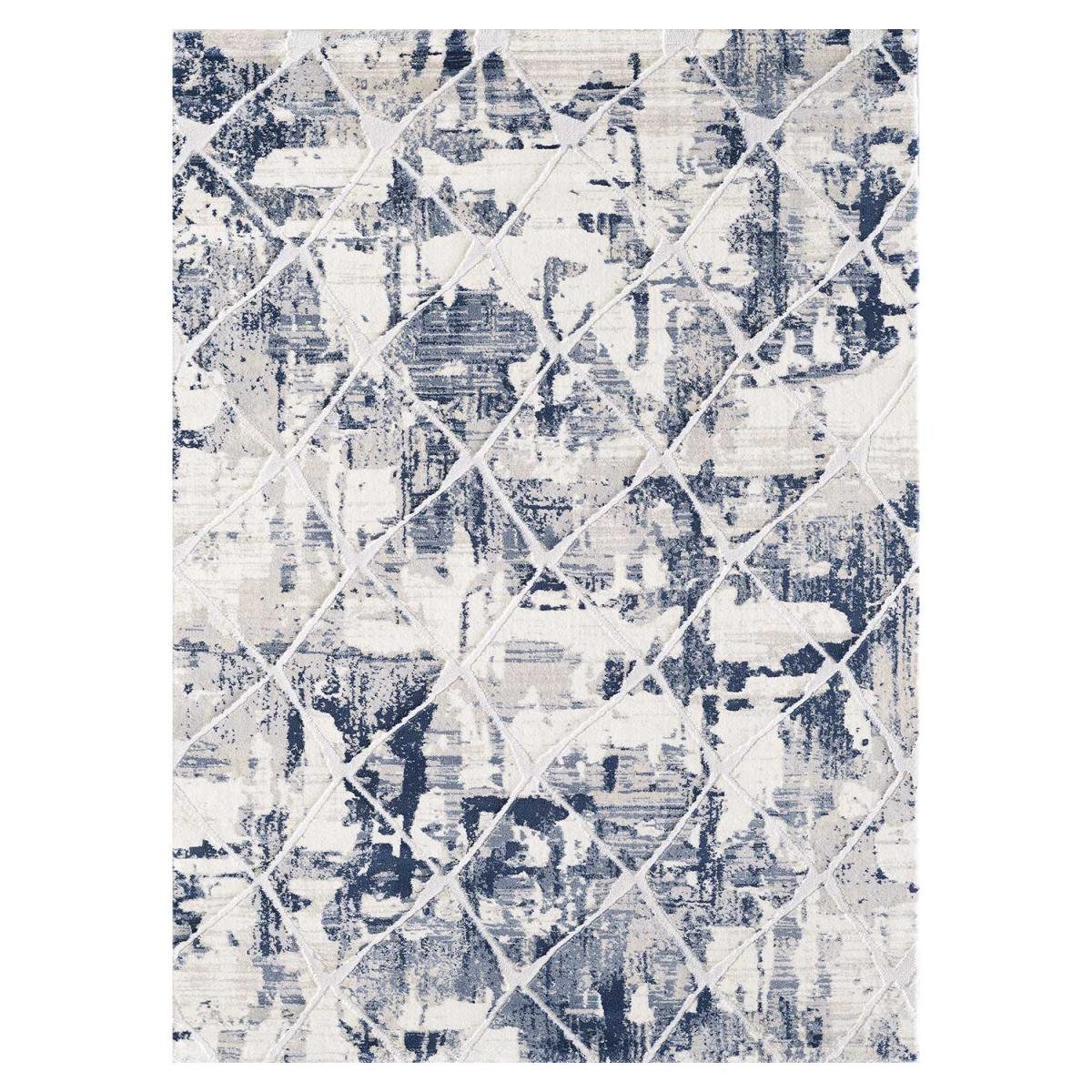 Tapis chambre tissé motif géométrique LYN7 DUSTY