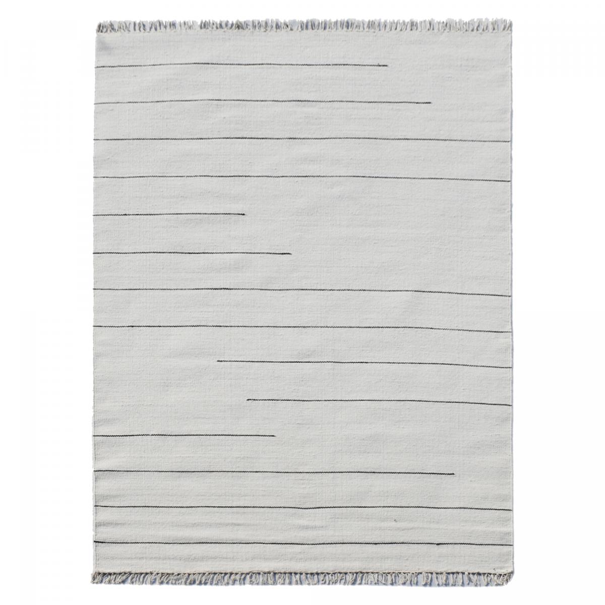 Tapis kilim fait main en laine motif simple PRAHA