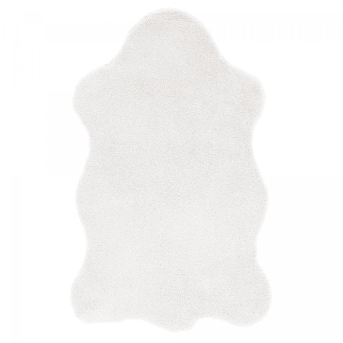 Tapis salon et chambre tissé motif faux uni CRIMON 1