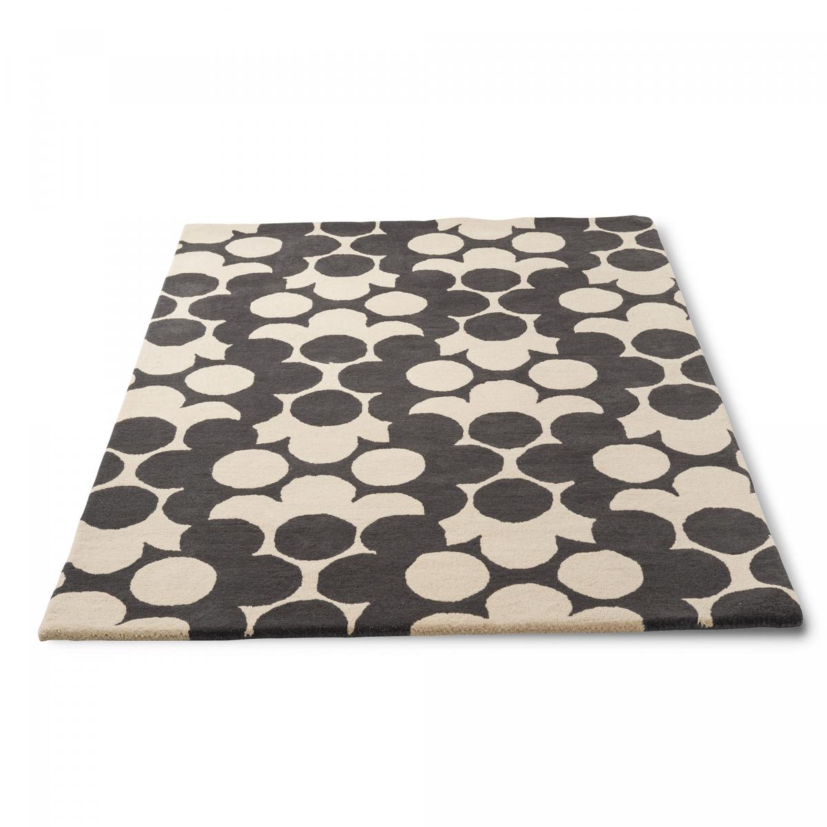 Tapis salon et chambre fait à la main en laine motif seventies — vue 4