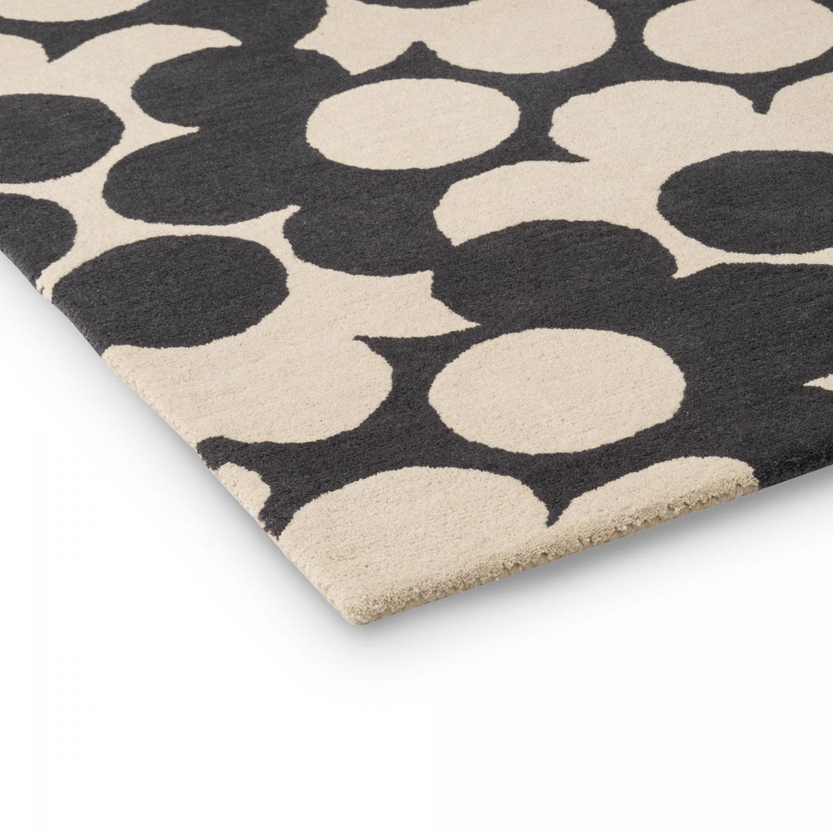 Tapis salon et chambre fait à la main en laine motif seventies — vue 5