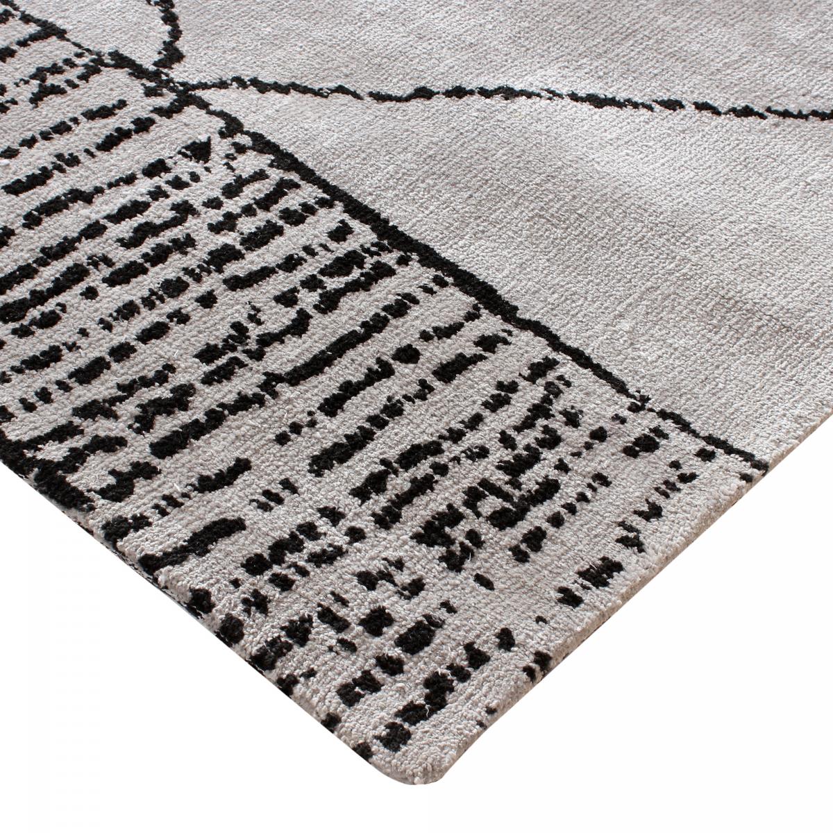 Tapis salon et chambre fait à la main motif géométrique RAGGAL — vue 4
