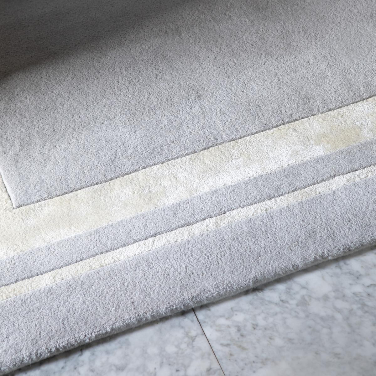 Tapis salon et chambre fait main en laine motif simple REDOOK — vue 5