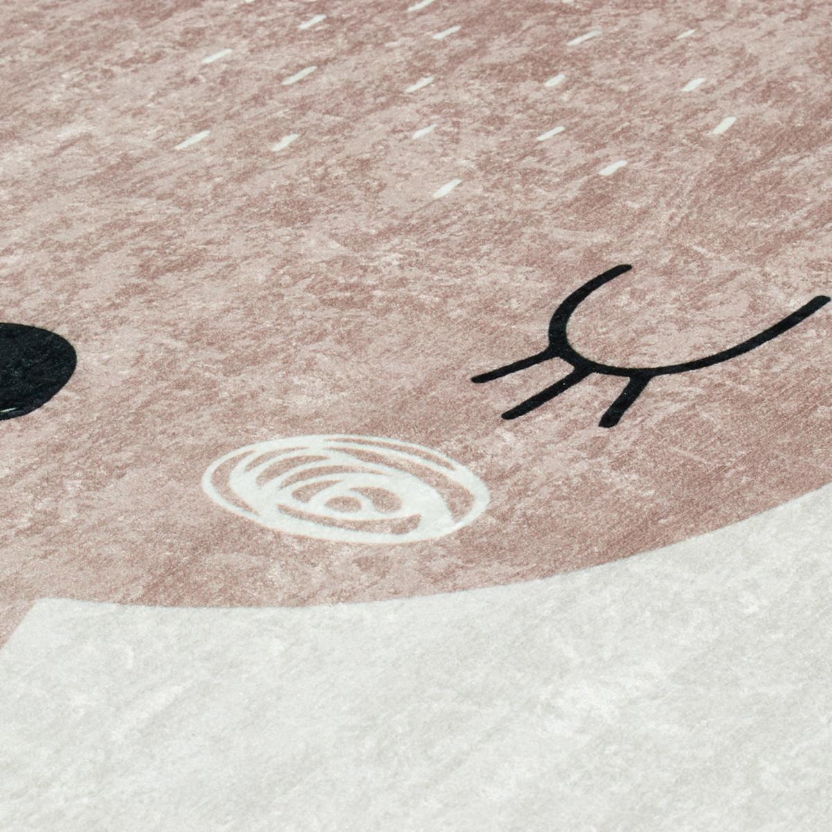 Tapis enfant tissé motif animaux RENNE — vue 4