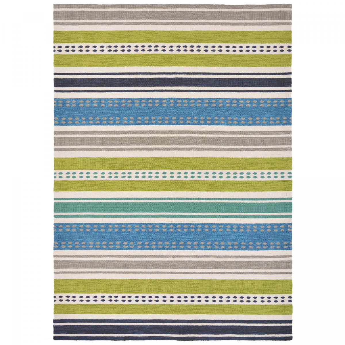 Tapis extérieur tissé kilim rectangle RIVI