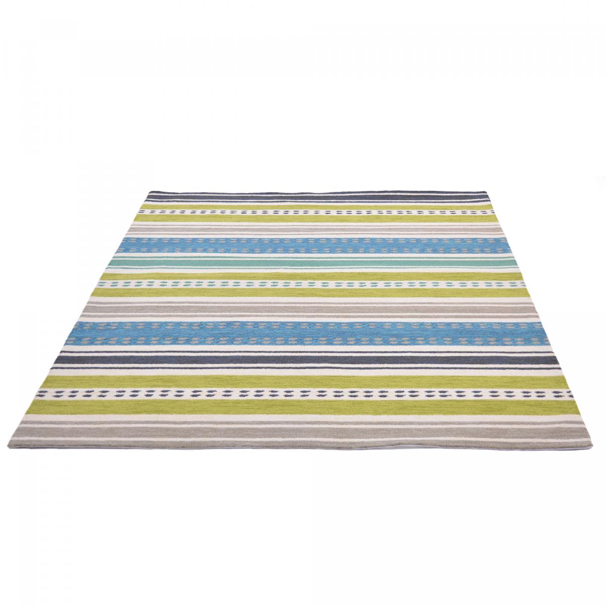 Tapis extérieur tissé kilim rectangle RIVI — vue 4