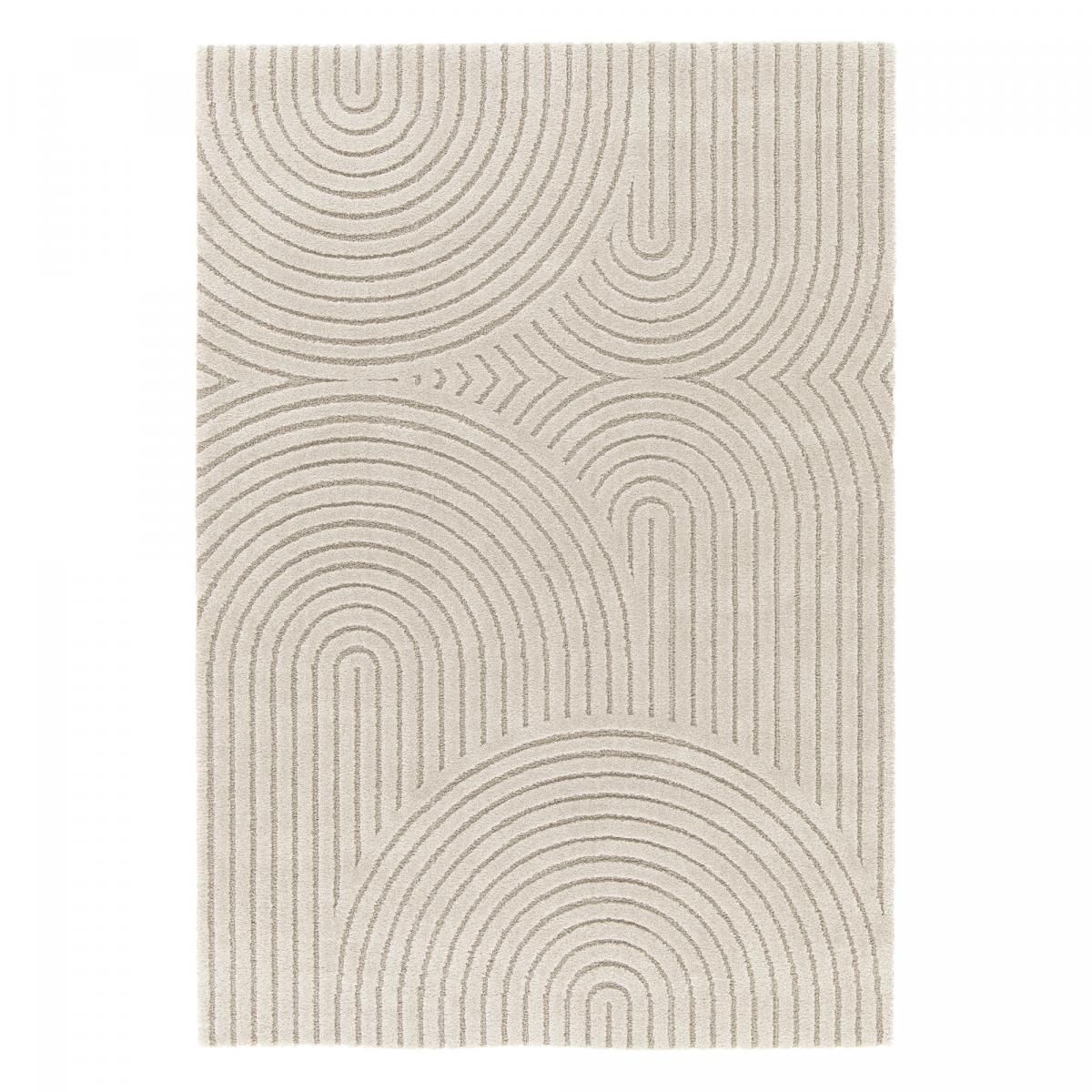 Tapis salon et chambre tissé motif simple RIVIERA 1