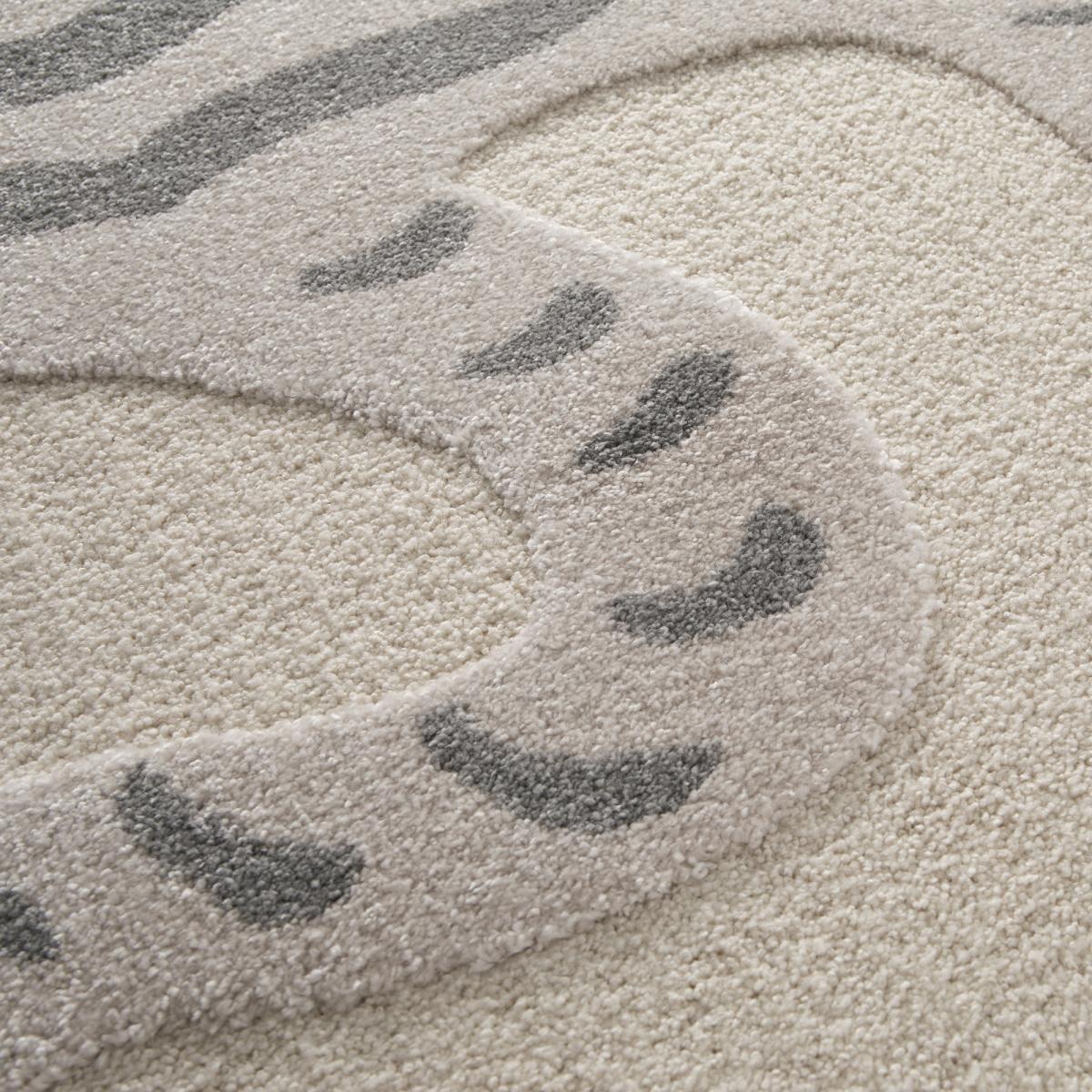 Tapis salon et chambre tissé motif animaux RIVIERA 2 — vue 4