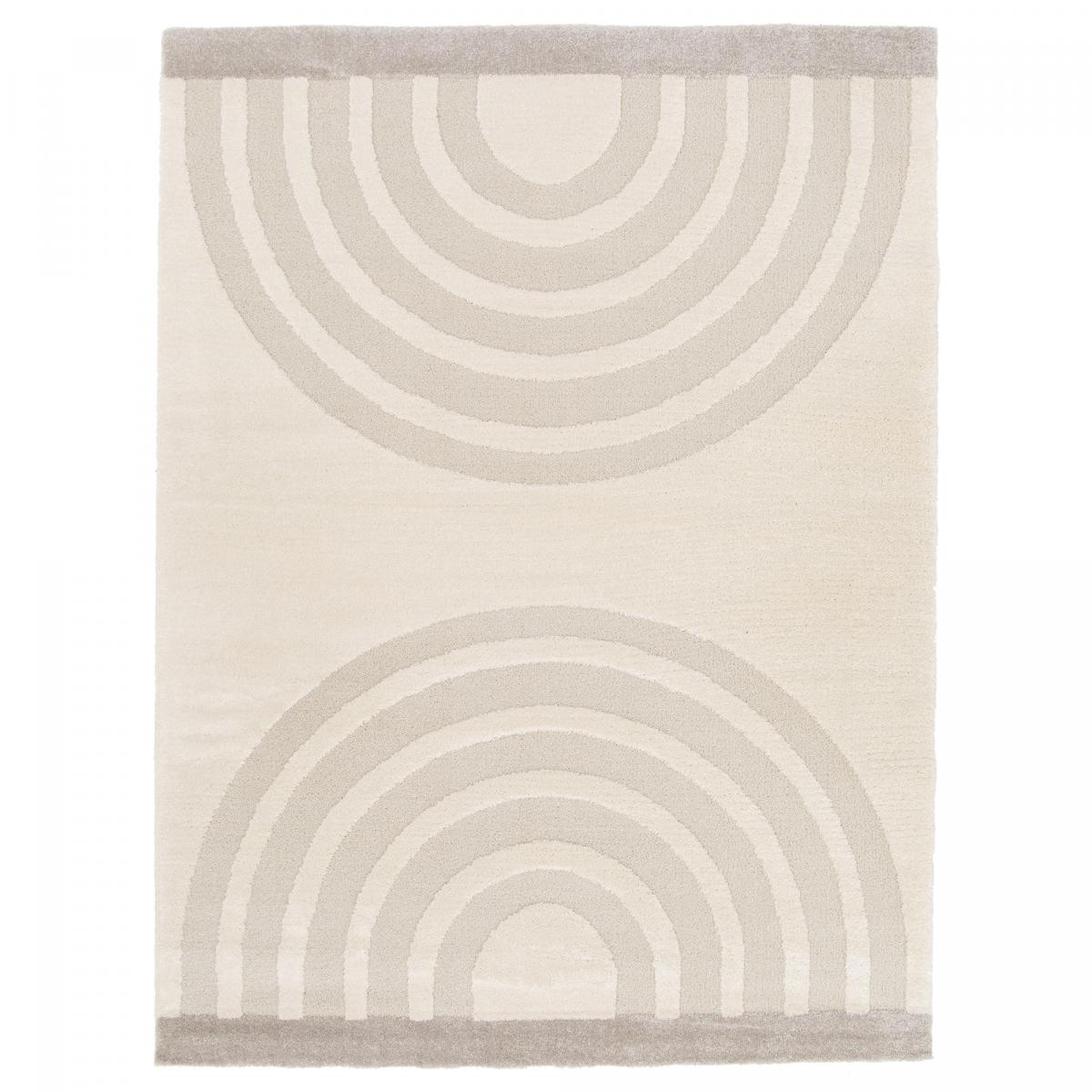 Tapis salon et chambre tissé motif géométrique RIVIERA 4