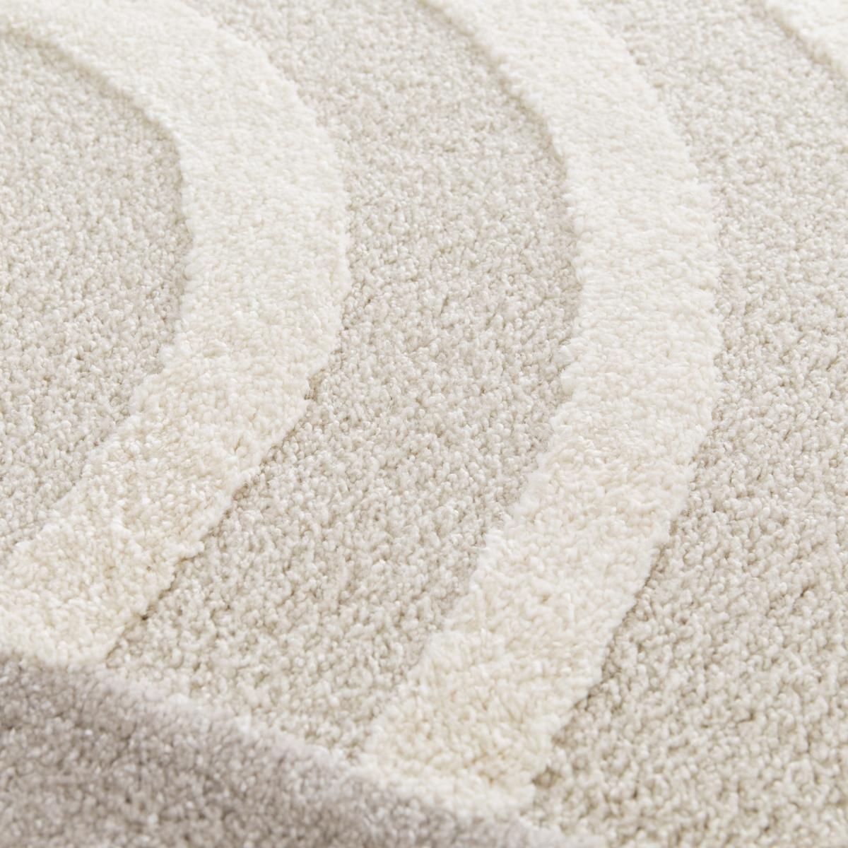 Tapis salon et chambre tissé motif géométrique RIVIERA 4 — vue 4