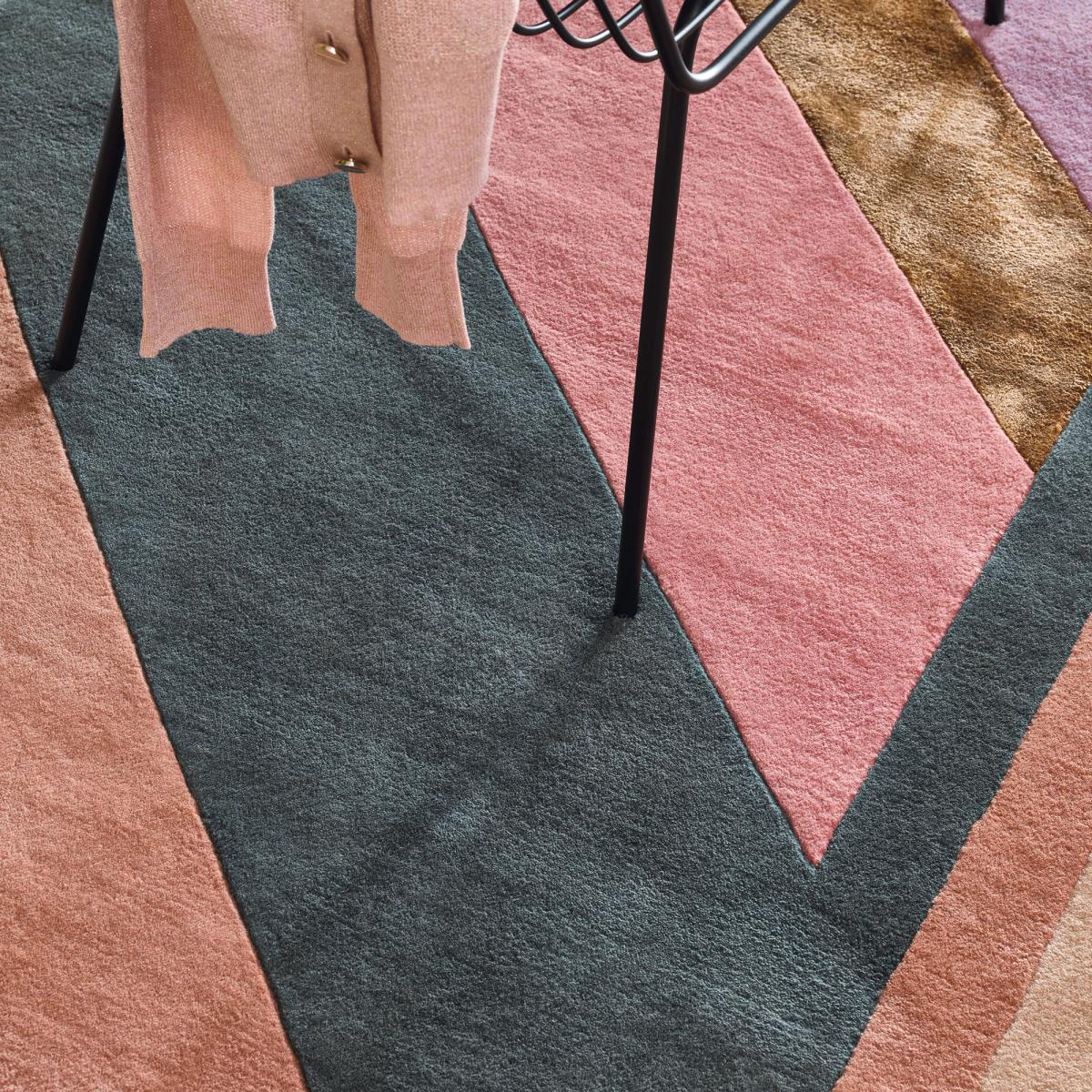 Tapis salon et chambre fait à la main en laine SAHARAPED — vue 4