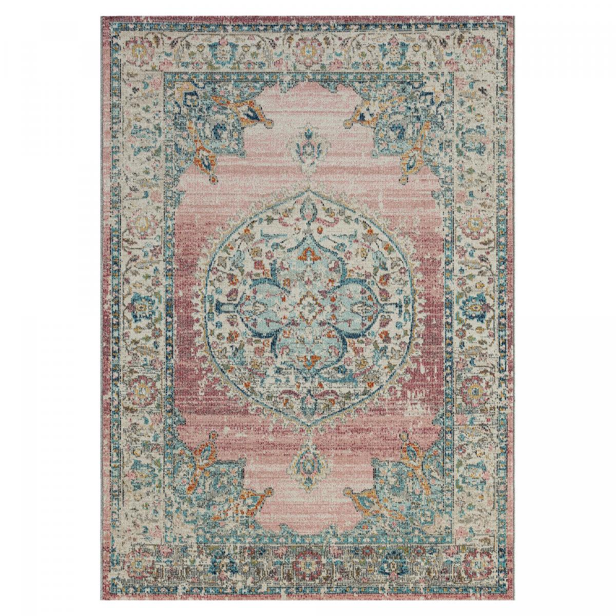 Tapis extérieur tissé kilim rectangle SALOUT A