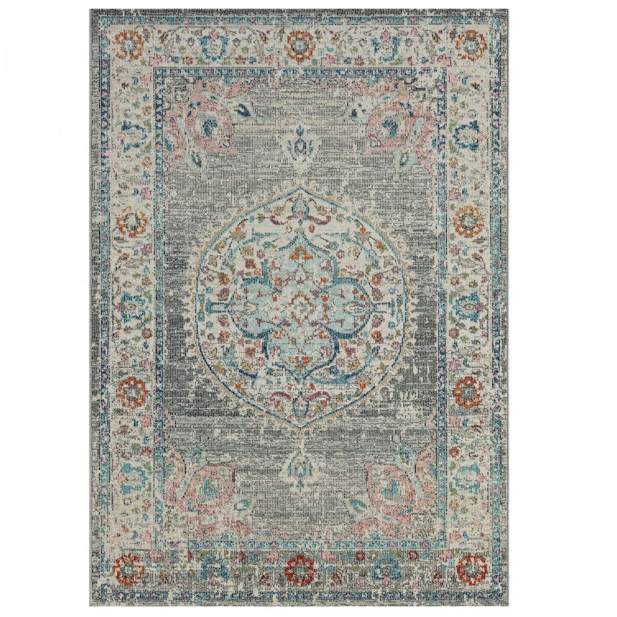 Tapis extérieur tissé kilim rectangle SALOUT A