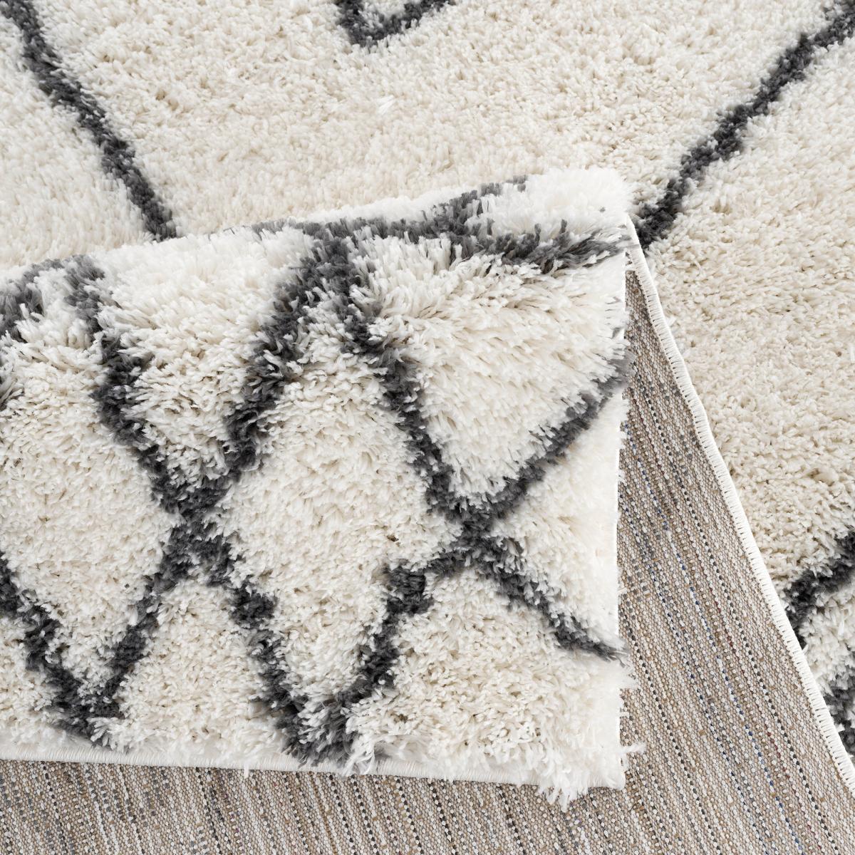 Tapis berbère tissé motif ethnic LYN4 DOUX 2 — vue 5