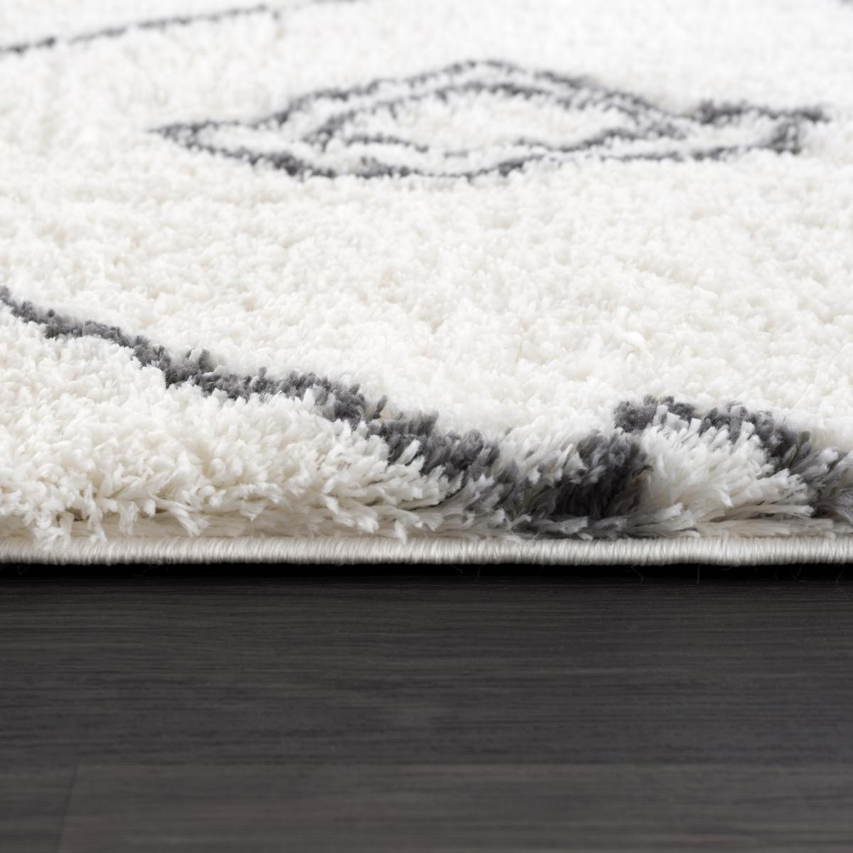 Tapis berbère tissé motif ethnic LYN4 DOUX 2 — vue 5