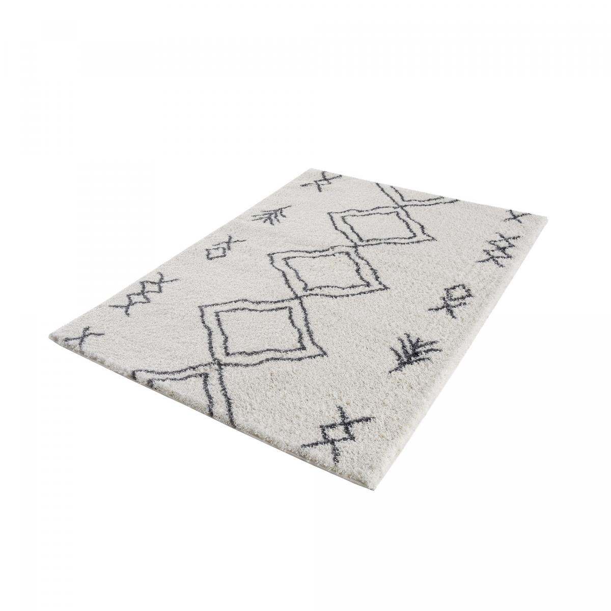 Tapis berbère tissé motif ethnic LYN4 DOUX 3 — vue 6