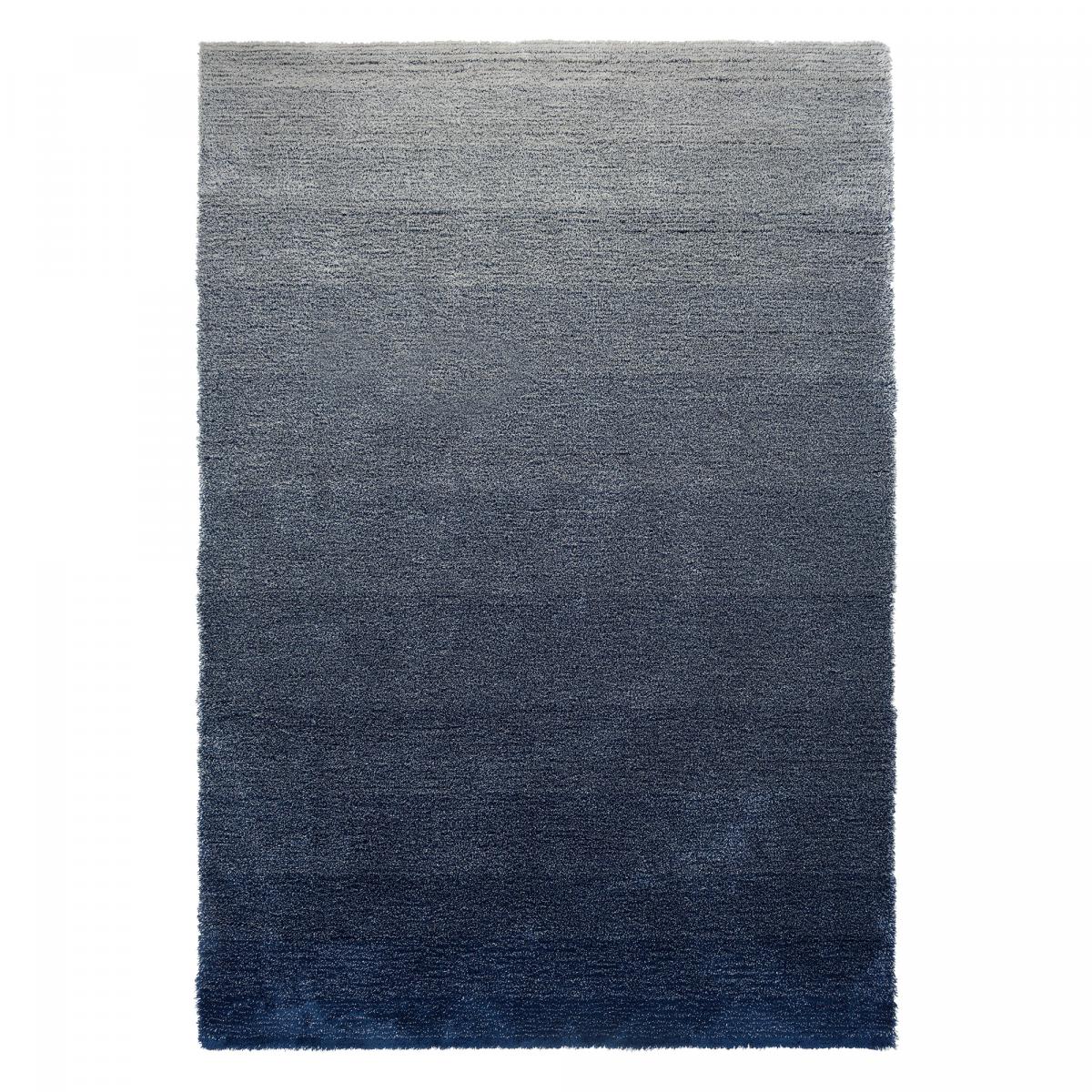 Tapis salon et chambre tufté en laine motif faux uni SHADELO
