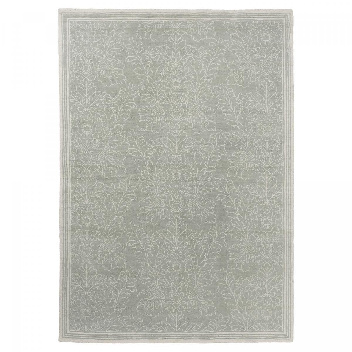 Tapis salon et chambre fait main en coton motif floral SILEST